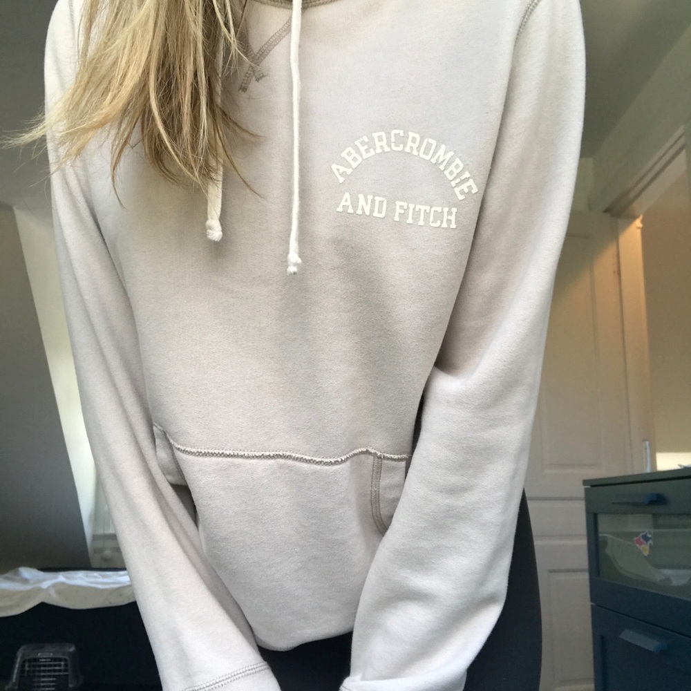 Abercrombie Comfy Cream Hoodie